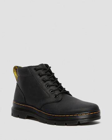 Dr Martens Bonny Leren Enkellaars Heren Zwart | NL 366AHK